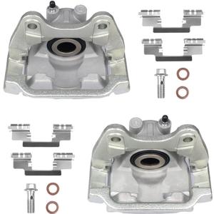 Autoround Rear Disc Brake Caliper Assembly with Bracket fit for Chevy, GMC, Cadillac- Tahoe/Yukon/Suburban/Escalade/Silverado 1500, Both Driver Passenger Side, Replacement # 18B5030 18B5031