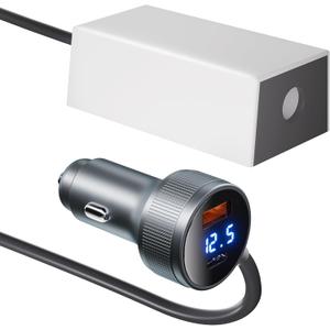 Starlink Mini Cigarette Lighter Adapter USB C, 3 in 1, Starlink Mini Voltage Step Up Cord, 36V 1.67A Output, 12V-36V Input, 18 AWG, Portable