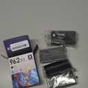 Compatible Ink Cartridge Replacement for 962XL Ink Cartridges. Works with Officejet 9010 9012 9013 9014 Printers. 4 Pack (Black, Cyan, Magenta, Yellow)