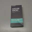 Juclise Alpaca Wool No Show Socks 2 pairs Men&Women Summer Midweight Socks Moisture Wicking Cushion Anti-blister (US, Alpha, Large, Regular, Regular, Dark Grey) (L)