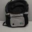 PetAmi Dog Front Carrier Backpack, Adjustable Dog Pet Cat Chest Carrier Backpack, Ventilated Dog Carrier for Hiking Camping Travel, Small Medium Puppy Large Cat Carrying Bag, Max 15 lbs, Gray