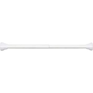 Spring Tension Curtain Rod 20 to 32 Inch Expandable Curtain Rod No Drilling No Rust Bath Closet Hitching Pole for Windows or Shower Bathroom (H45037-2, White)