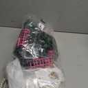 Yingzhao 14 Pcs Old Lady Wig Granny Costume Includes Granny Wigs Glasses with Chain Walking Cane Necklace Earrings Bracelet(Elegant Style)