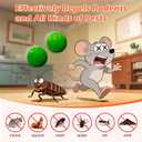 Rodent Mouse Repellent 12 Pack, Peppermint Oil Rodent Repellent Balls, Safe for Family & Pets, Indoor & Outdoor Moth Balls for Mice Rat Roach Spider Ant Squirrel, for Home Garage Basement Kitchen
