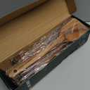 Wooden Spoons for Cooking,10 Pcs Natural Teak Wooden Kitchen Utensils Set Wooden Utensils for Cooking Wooden Cooking Utensils Wooden Spatulas for Cooking (10)