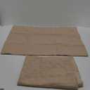 JELLYMONI Pillowcases Standard Size Khaki 2 Pack Waffle Plaid Bed Pillow Covers 20x26in Microfiber Envelope Pillow Shams Knitted Jacquard Waffle Weave Pillow Case (Pillows are not Included)