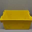 STORAGE SYSTEMS TUB2516-8YL Cross Stack Part Organizer Yellow Bins 26" x 18"
