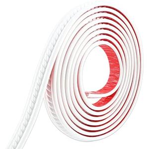 Gaahing Peel and Stick Wall Trim, Self-Adhesive Crown Molding for Mirror Frame Cabinet Tile Edge Home Decor, 16.4ft x 1.2in