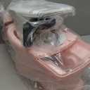 2-in-1 Toddler Potty Training Toilet - Larger Potty Chair & Detachable Training Seat for Boys & Girls Ages 1-3 with Flushing Sound, Wipes Storage, Toilet Paper Holder (Pink)