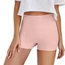 SHARICCA BoyShorts Panties for Women Seamless Soft Boy Shorts Underwear Short Boxer Briefs Anti Chafing Multiple Pack (Black, XL)