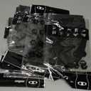 SATINIOR 9 Pieces Cooling Skull Caps Helmet Hard Hat Liner Bald Cap Sweat Wicking Running Beanie Cycling for Men Women (Medium, Black)