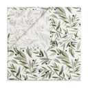 Babyletto 100% Organic Cotton Swaddle, GOTS-Certified, Ultra-Soft and Breathable Muslin - Olive Branches