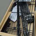 BestOffice | 4-Tier Wire Storage Shelves | 36x14x54 | Black | with Adjustable Racks | Heavy-Duty Metal Shelf, Holds Upto 1000 lbs | No-Tool Assembly | Ideal for Home & Garage Shelving