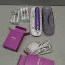 Aquasonic Vibe Series Ultra-Whitening Toothbrush  ADA Accepted Electric Toothbrush - 8 Brush Heads & Travel Case  40,000 VPM Motor & Wireless Charging - 4 Modes w Smart Timer  Satin Violet