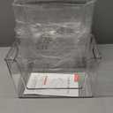 Simplify Rectangular Kitchen Cabinet & Pantry | Fridge Storage | Bathroom | Office Tote | Super Clear Open Front Organizer Bin, Large