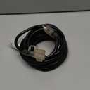 12AWG 25 FT Heavy Duty Outdoor Extension Cord Waterproof with Lighted End,Black 12 Gauge Extension Cord Flexible and Cold Resistant 3 Prong Grounded Plug,15Amp 1875W SJTW ETL Listed