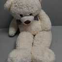 SNOWOLF Mothers Day Bear Gifts for Mom Giant White Teddy Bear 47" Stuffed Animals Plush Toy, 4 Feet Cute Life Size Big Soft Bear for Boy Girl Birthday Valentine, 120 CM, 5 LBs