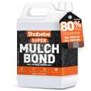 Mulch Bond, 1Gallon Rock Glue for Landscaping Heavy Duty Gravel Binder & Stone Adhesive, Fast-Drying, Non-Toxic, Weather-Resistant, Strong Hold for Slopes, Walkways, Mulch Hold & Pine Straw 