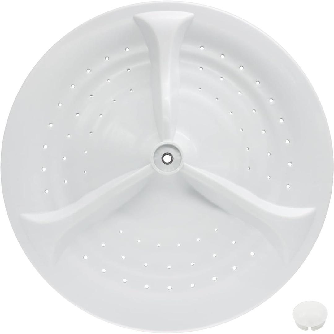 W10752283 Washplate With Center Cover Replacement for Whirlpool Washer Agitator Parts Replace WTW7000DW WTW5000DW1 WTW5000DW2 WTW8500DC WTW8500D WTW8500EC WTW6120HC W10834890 PS10064549 W10609476