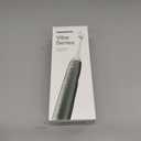 Aquasonic Vibe Series Ultra-Whitening Toothbrush ADA Accepted Electric Toothbrush - 2 Brush Heads & Travel Case 40,000 VPM Motor & Wireless Charging - 4 Modes w Smart Timer Charcoal Metallic