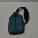 WATERFLY Crossbody Sling Backpack Sling Bag Travel Hiking Chest Bags Daypack (Teal blue)