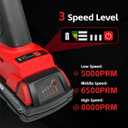 Cordless Angle Grinder Compatible with Milwaukee M18 18V Battery(NO Battery) Battery Powered Angle Grinder,4-1/2" Angle Grinder (No Wheels)