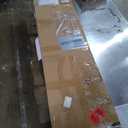 Portable DJ Booth Facade Stand | Foldable DJ Table with 38.5"x19" Surface & Cable Hole | Includes Black/White Scrims & Carry Bag for Events, Parties, Mobile DJs (DJ Station, Event Facade)