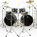 LEIFIDE 4 Pcs 22 Inch Portable Drum Shields Drum Noise Barrier Clear Acrylic Cymbals Shields Kit Sound Baffle Muffles Live Recording Standard Mounting on All Cymbal Stands Shield for Performance