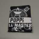 Poppi Grill Master Apron - Cooking Gifts for Poppi Grilling Apron for Him - Dad - Husband - Mens - Grill Master Aprons - BBQ Aprons for Poppi