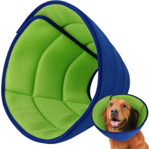 Mosago Soft Dog Cone Collar After Surgery Alternative for Dogs to Stop Licking, Comfy Collars for Large/Medium/Small Pet, Comfortable Elizabethan Neuter Recovery E Cones of Shame Neck & Head Ecollars (LFit 49-110 lb))