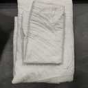 Exclusivo Mezcla Queen Quilt Bedding Set, Lightweight White Quilts Queen Full Size for All Seasons, Soft Microfiber Bedspreads Coverlets Bed Cover with Leaf Pattern, 3 Piece