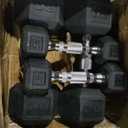 CAP Barbell Coated Dumbbell Weight | Multiple Options Pairs & Sets (50 lb - Set (5 lb x 2 & 20 lb x 2))