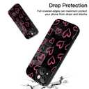 Ufbara Soft Case for iPhone 15 Case, Slim Cute Love Heart Pattern