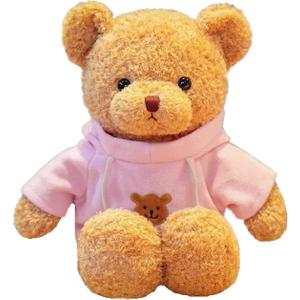 BSVOME 11.8 inches Teddy Bear Stuffed Animals Soft Plush Cute Teddy Bear Doll for Boys Girls (Pink)