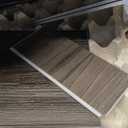 Nuanchu 32 Pcs 3D Slat Wall Panels, 12"x12" PVC Fluted Wall Paneling for Interior Decor, Paintable Waterproof Textured Tiles for Living Room TV Background Gaming Room, 32 Sq. ft Coverage (Black)