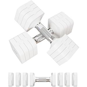 20LB Adjustable Dumbbell Set Free Weights Dumbbells Set for Women Men Hand Weights Sets Adjust Dumbbell Weight Sets for Home Gym Exercise Workout Strength Training Equipments