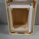 3 Pieces Wooden Pallet Crates Nesting Unfinished Wood Trays Storage for DIY Crafts (Large Size 13.4 x 9.8 x 6.7 in)