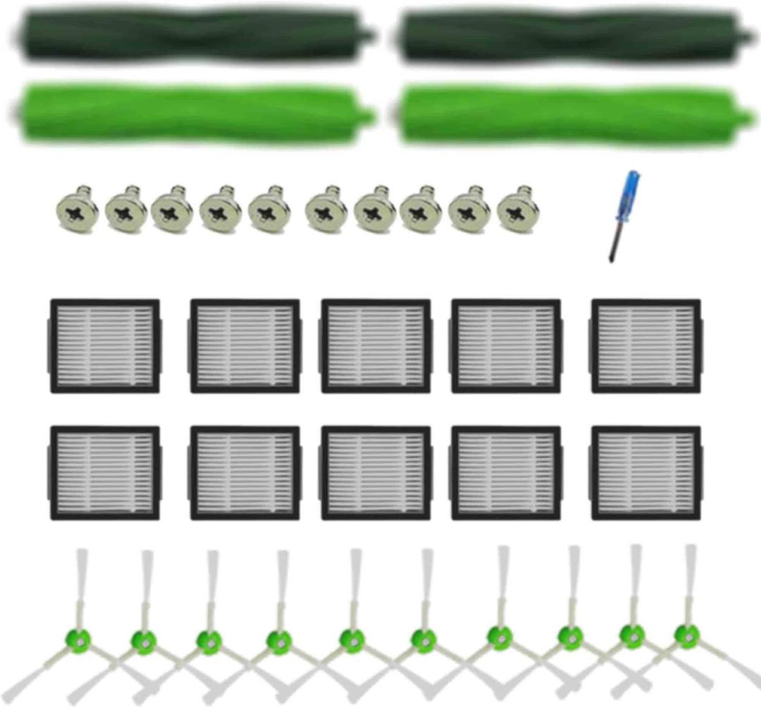 Main Side Brushes and Filters Replacement Parts for iRobot Roomba J Series i7+ J7+ Combo Robotic Vacuum Cleaner Accessories
