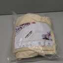 10x10ft Wrinkle Free Backdrop Curtain for Parties Soft Fabric Drapes Wedding Cream Curtain Backdrop for Birthday Party Decorations Background for Photography 5x10ft,2 Panels