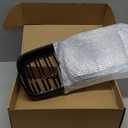 F25 F26 Grille - Black Kidney Grill Compatible with 2014-2017 X3 F25, 2014-2018 X4 F26 Double Slats Glossy Black