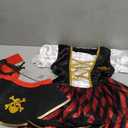 SKCAIHT Pirate Costume Girls Kids Halloween Party Dress Up, L