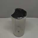 Water Tank Reservoir Replacement & Black Lid Cover Compatible with Nespresso Vertuo Next, Compatible with Krups XN910B XN9105 XN910C Coffee Machine, Coffee Machines Replacement Parts, Clear