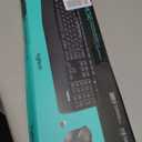 Logitech MK345 Wireless Keyboard and Mouse Combo with Palm Rest, 2.4 GHz USB Receiver, Compatible with PC, Laptop, Black (1 Pack)