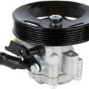 PODAFU 21-5479 Power Steering Pump with Pulley Compatible with Hyundai Santa Fe 2007-2009 V6 2.7L Replaces 965479 21-5479 215479 571002B300