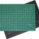 Adir Professional Self Reversible Healing Cutting Mat, 36 by 48-Inch, Green/ Black