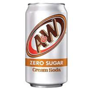 A&W Zero Sugar Cream Soda 10 Pack BBD: AUG 05 2026