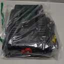 400W LED Flood Lights Outdoor, 3000K Warm White Plug in Flood Light, Super Bright Security Lights Work Light, IP66 Waterproof Floodlight for Basketball Court, Yard, Garden, Playground