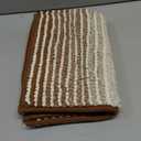 BSICPRO Bathroom Rugs, Bath Mat Rug for Bathroom Non Slip 17 x 24 Inches Water Absorbent Chenille Floor Machine Washable (Coconut Brown)