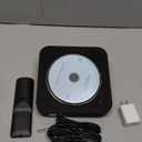 CD Player Portable Bluetooth 5.1 Desktop CD Player with HiFi Sound Speakers,Remote Control,Dust Cover,LED Display,Boombox FM Radio,USB/AUX for Home,Kids (Black)