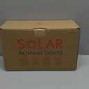 8 Pack Bright Solar Pathway Lights Outdoor,IP65 Waterproof Auto On/Off Solar Garden Light Path Lights Solar Powered for Outside Yard Path Lawn Walkway Driveway Landscape Lighting Patio Decor (Square Warm White)